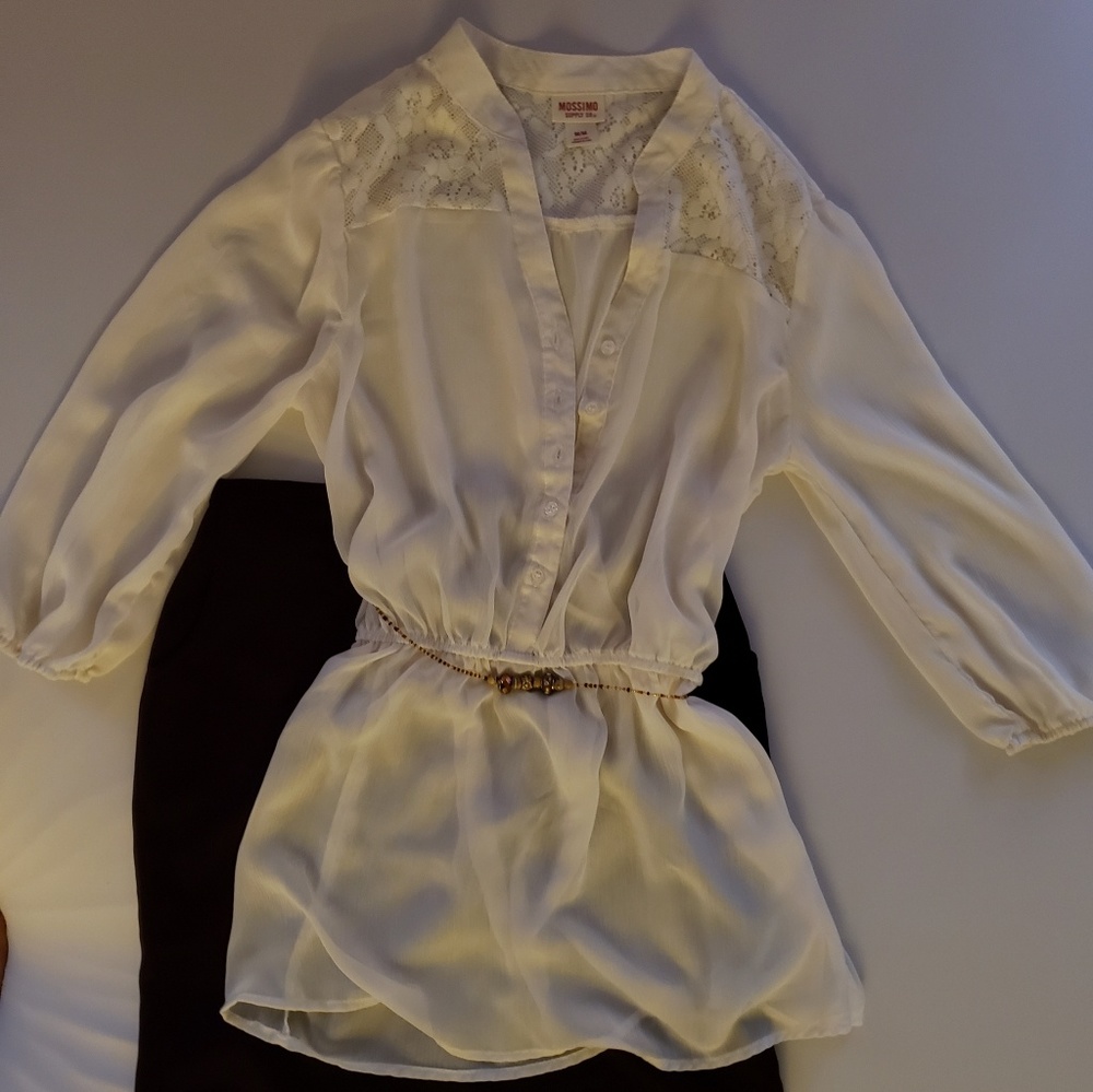 Sheer blouse